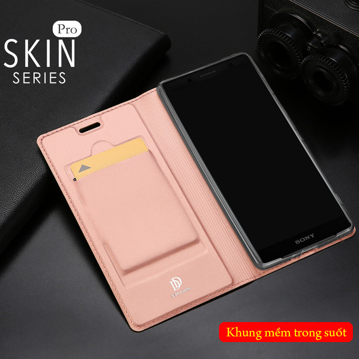 Bao da Sony XZ2 Compact Dux Ducis Skin siêu mỏng - khung mềm 2